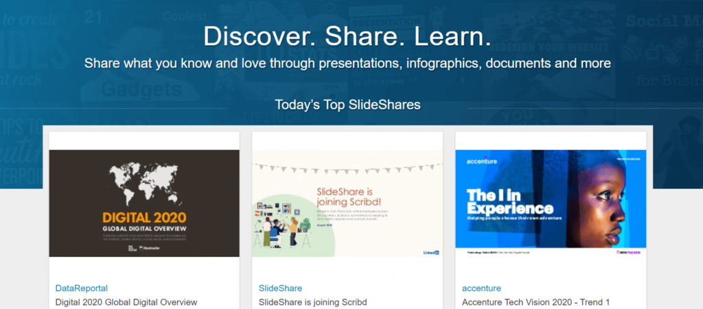 slide share screenshot by sekilas
